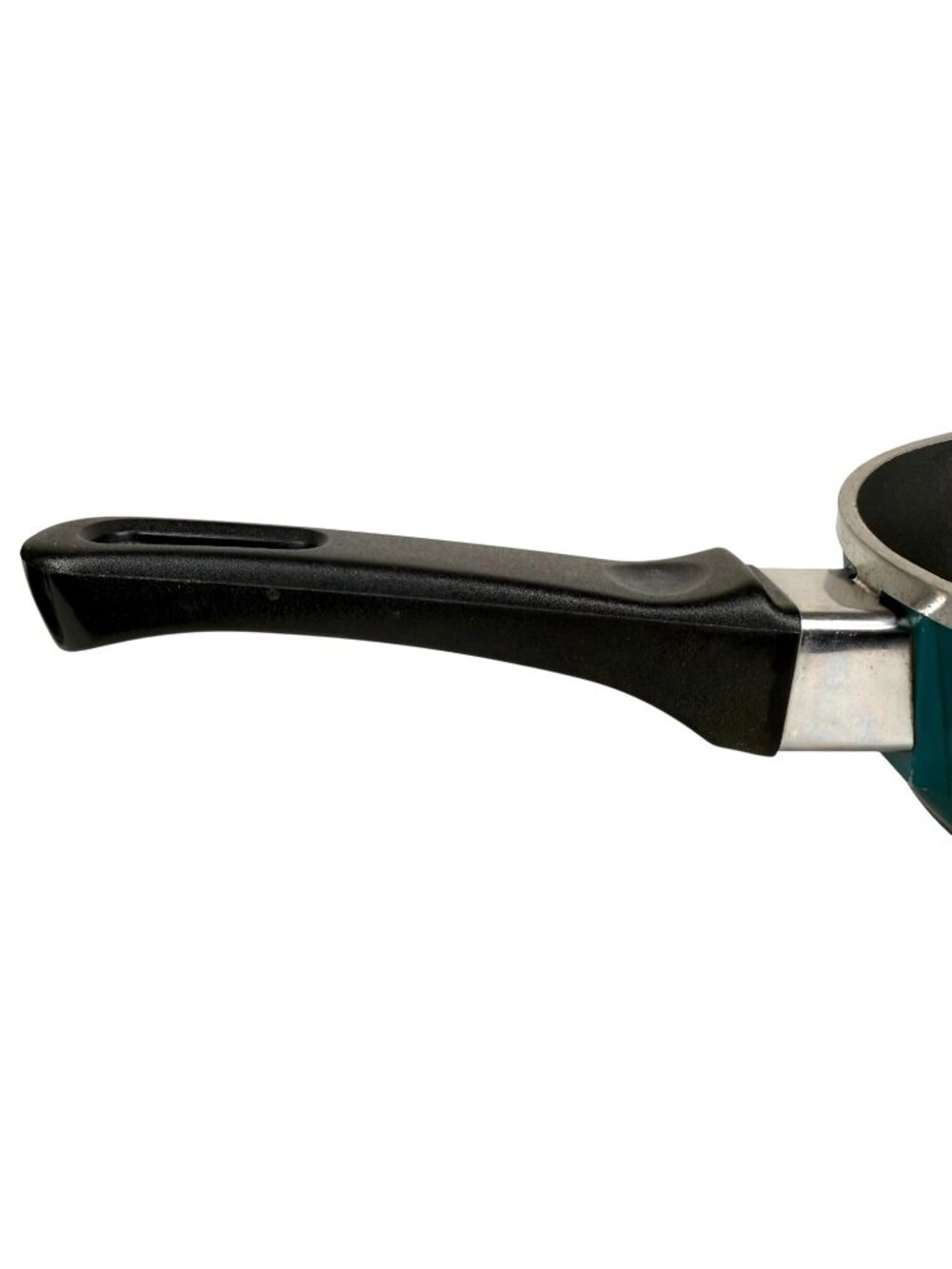 2 Vintage Club Aluminum Teal Nonstick Sauce Pans With Lids 1 QT 2 Quart Cookware - Picture 6 of 16